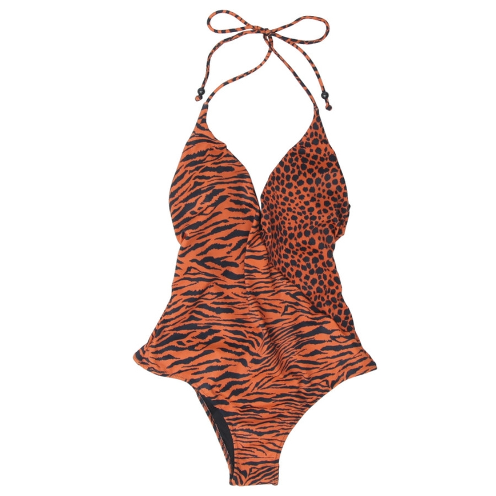 Victoria Secret Colorblock Plunge One-piece